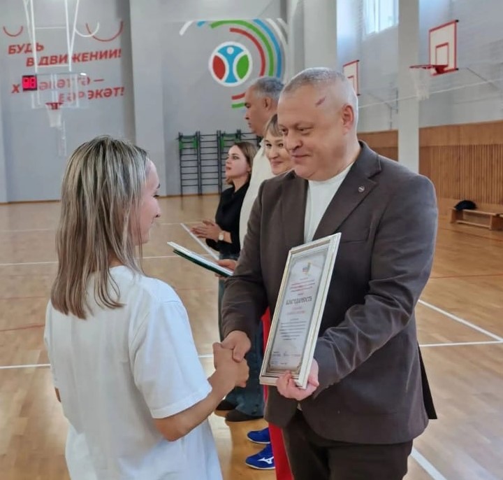 Награждения на веселых стартах