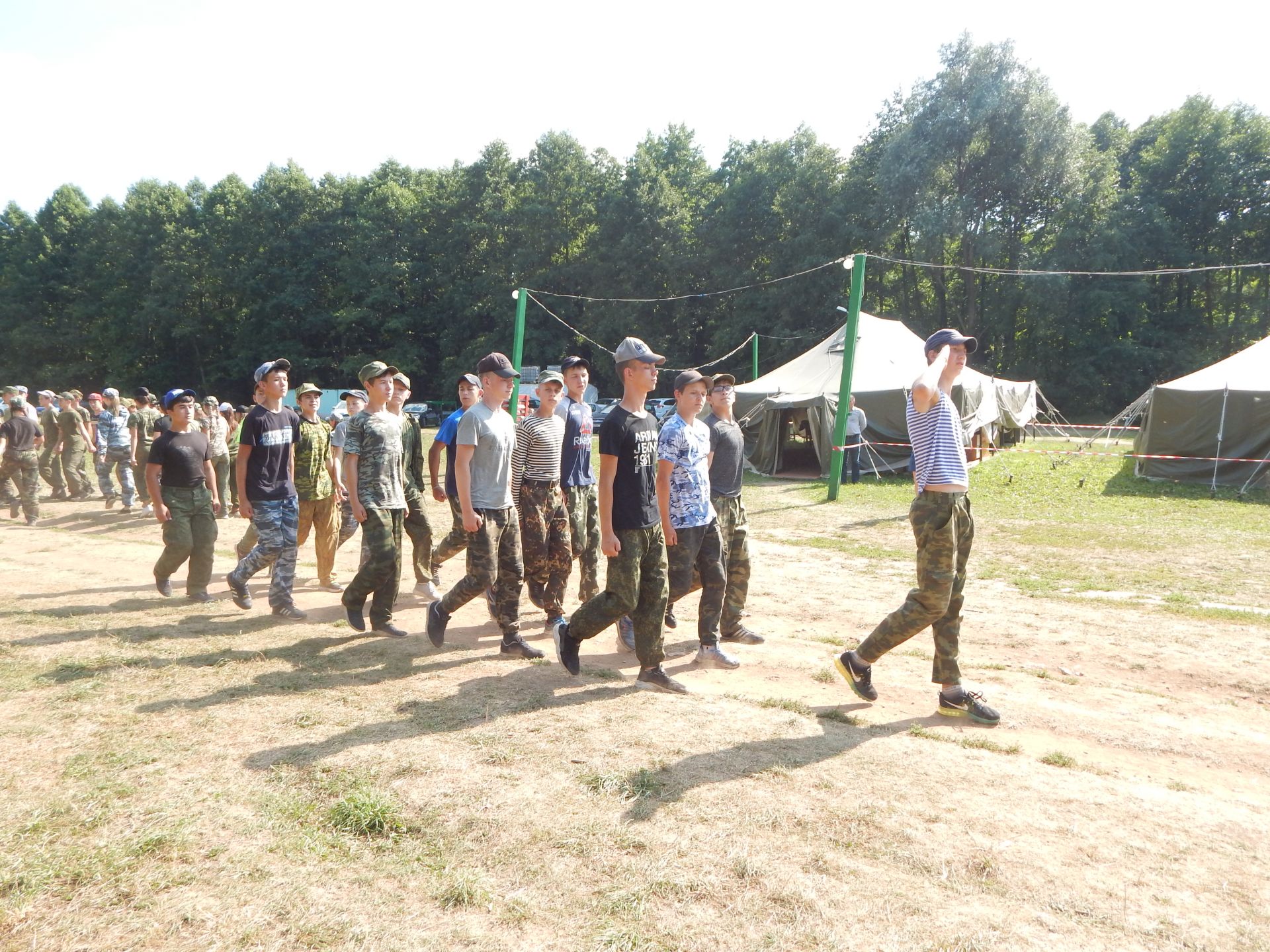 В камскополянском лагере «Зарница» торжественно закрылась четвертая смена