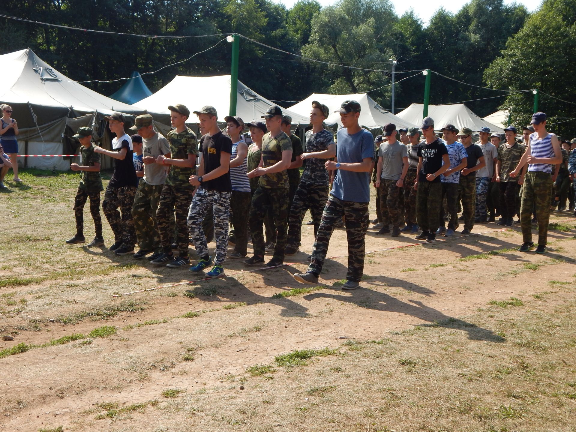 В камскополянском лагере «Зарница» торжественно закрылась четвертая смена