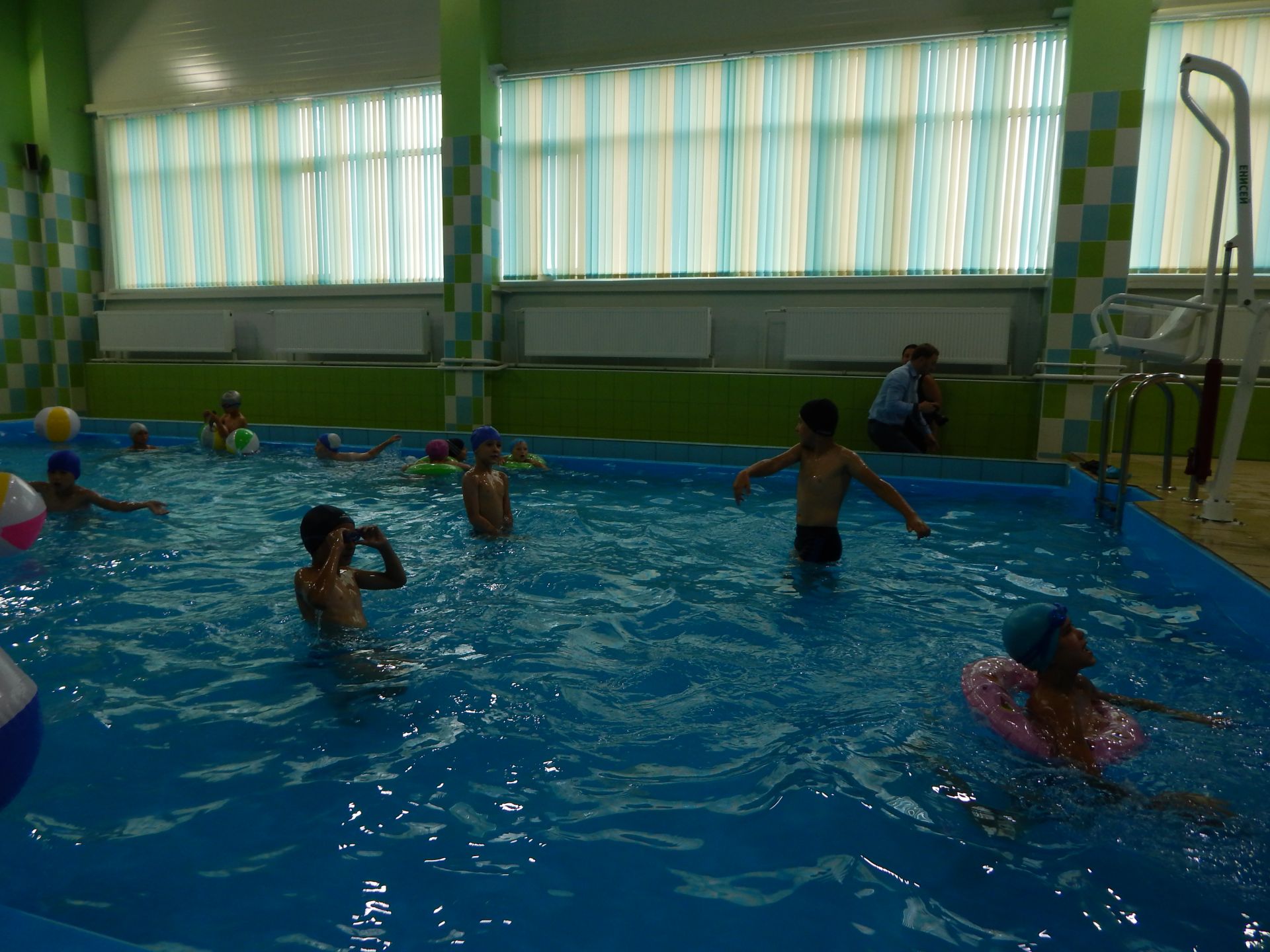 В Камских Полянах состоялось торжественное открытие плавательного бассейна «Аквамарин»