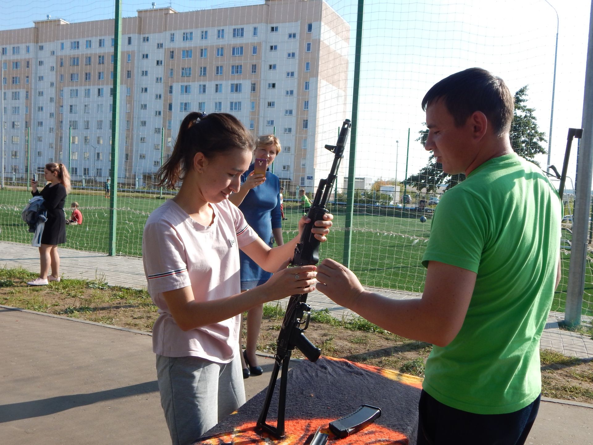 В Камскополянской школе №2 прошло мероприятие по пожарно-прикладному спорту