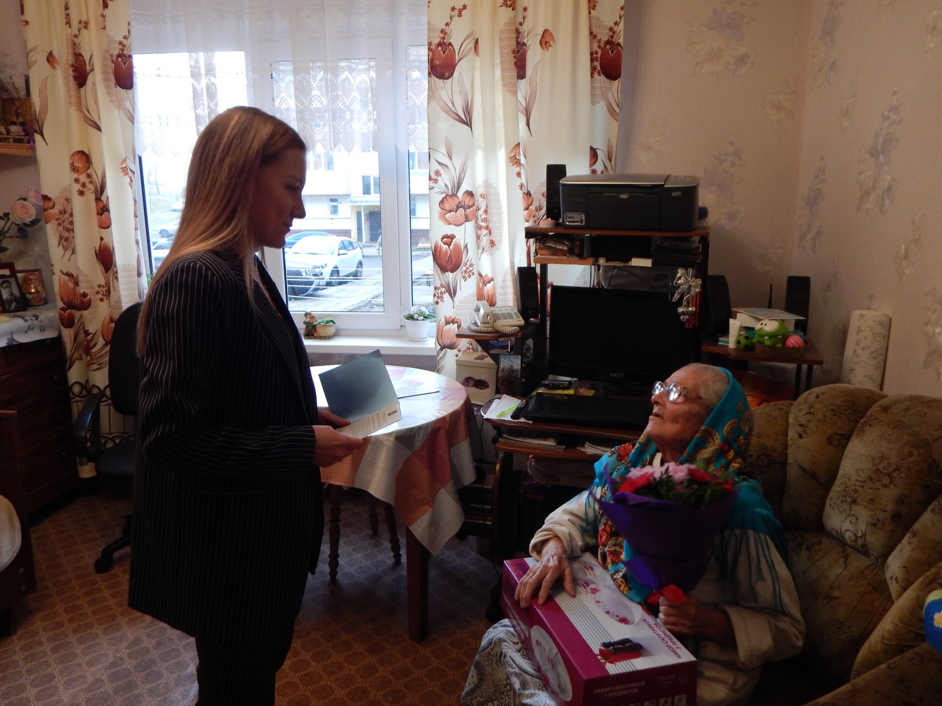 Жительница Камских Полян Таисия Иосифовна Кобякова отметила 96-ой день рождения