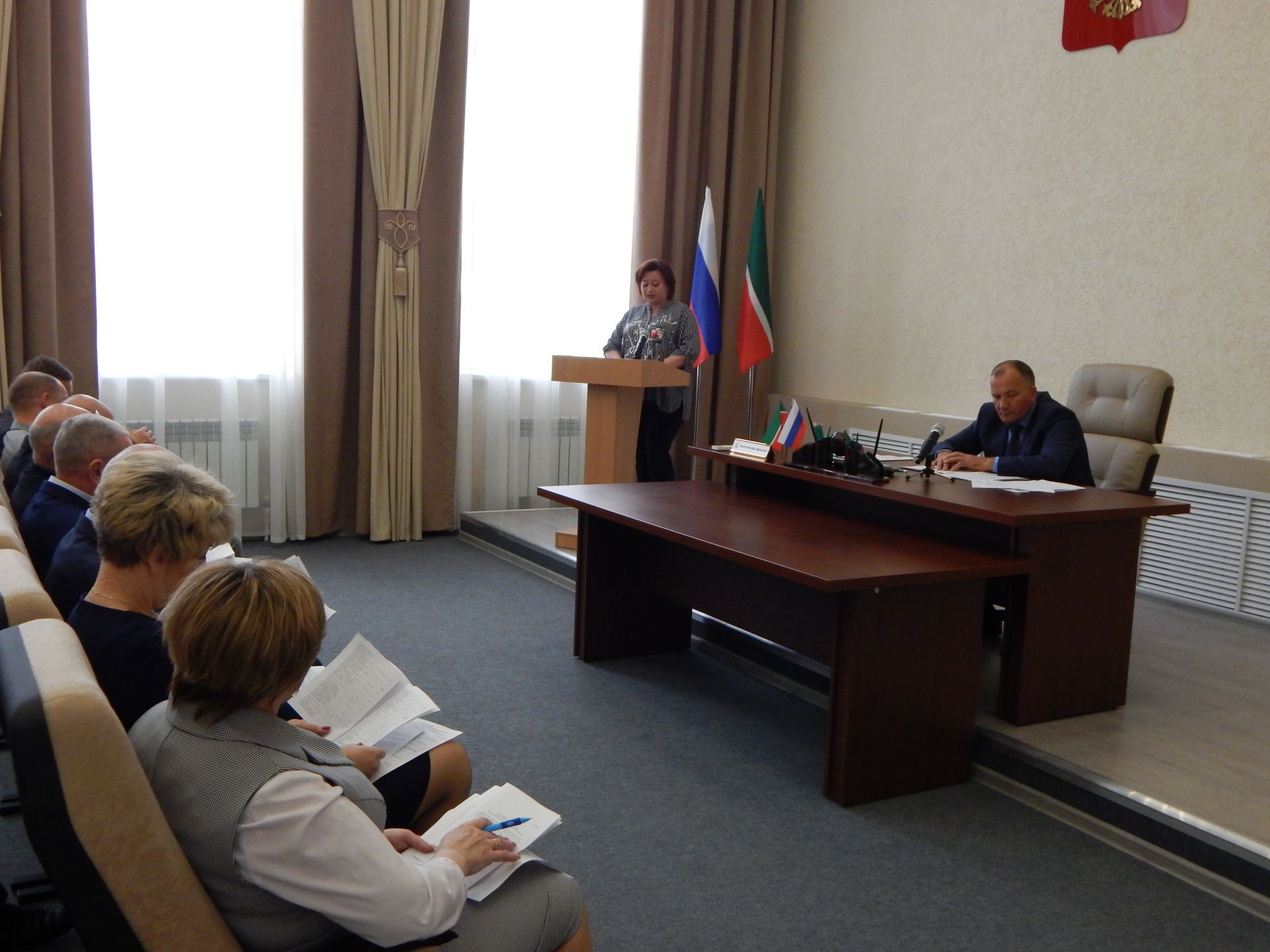 В Исполнительном комитете Камских Полян состоялась очередная сессия