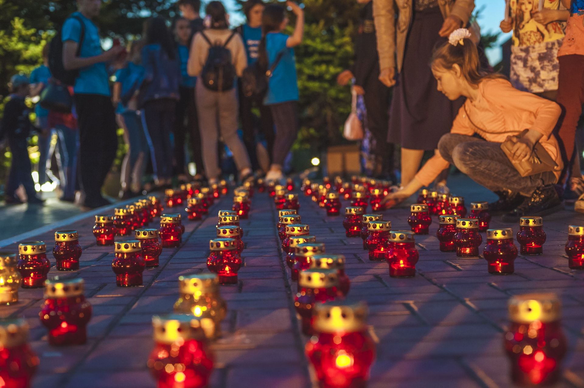 В Камских Полянах прошла акция «Свеча памяти»