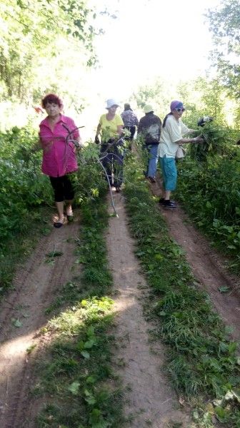 Камполянские пенсионеры на "Тропе здоровья"