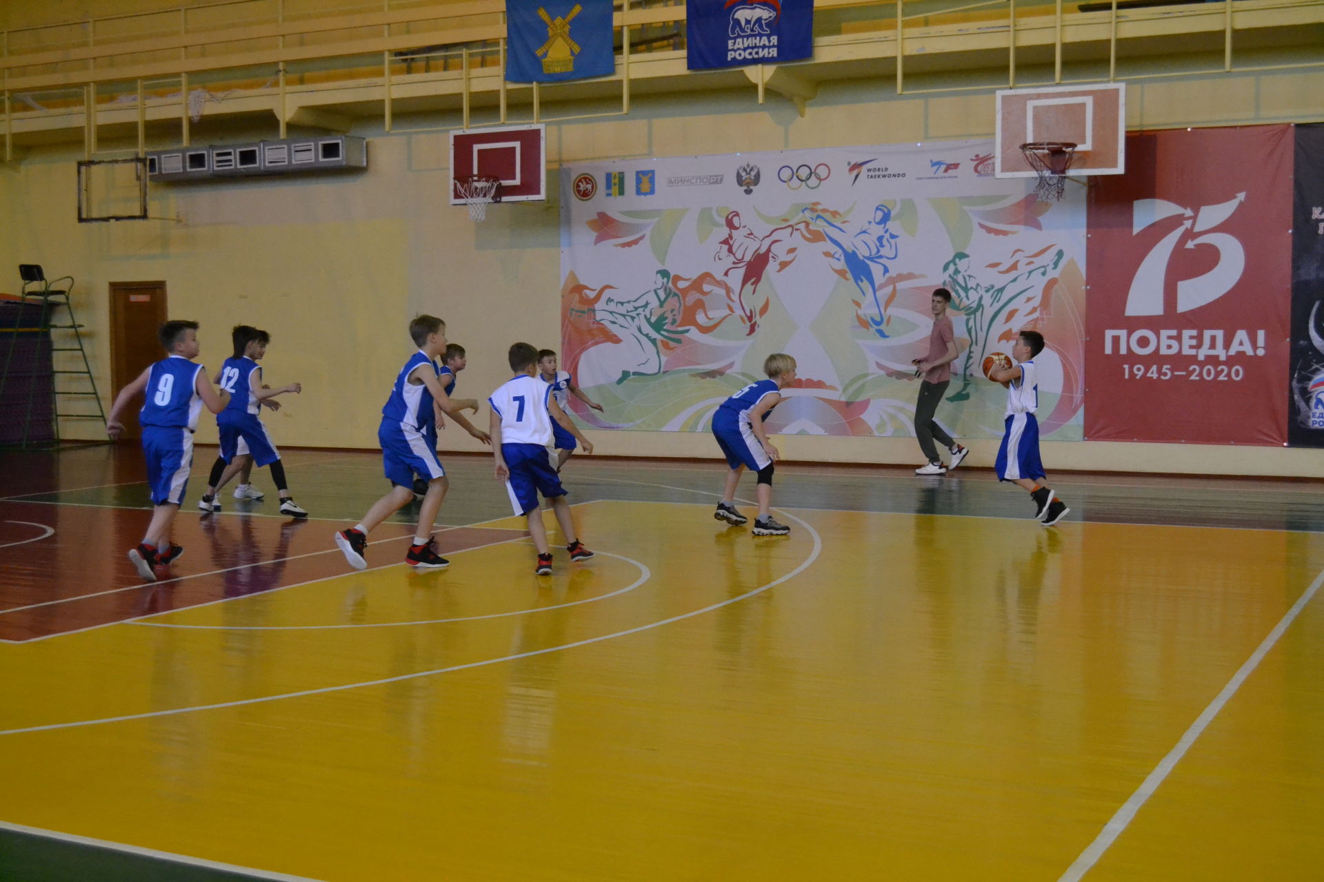 В Камских Полянах прошло Открытое первенство по баскетболу, посвященное 100-летию ТАССР