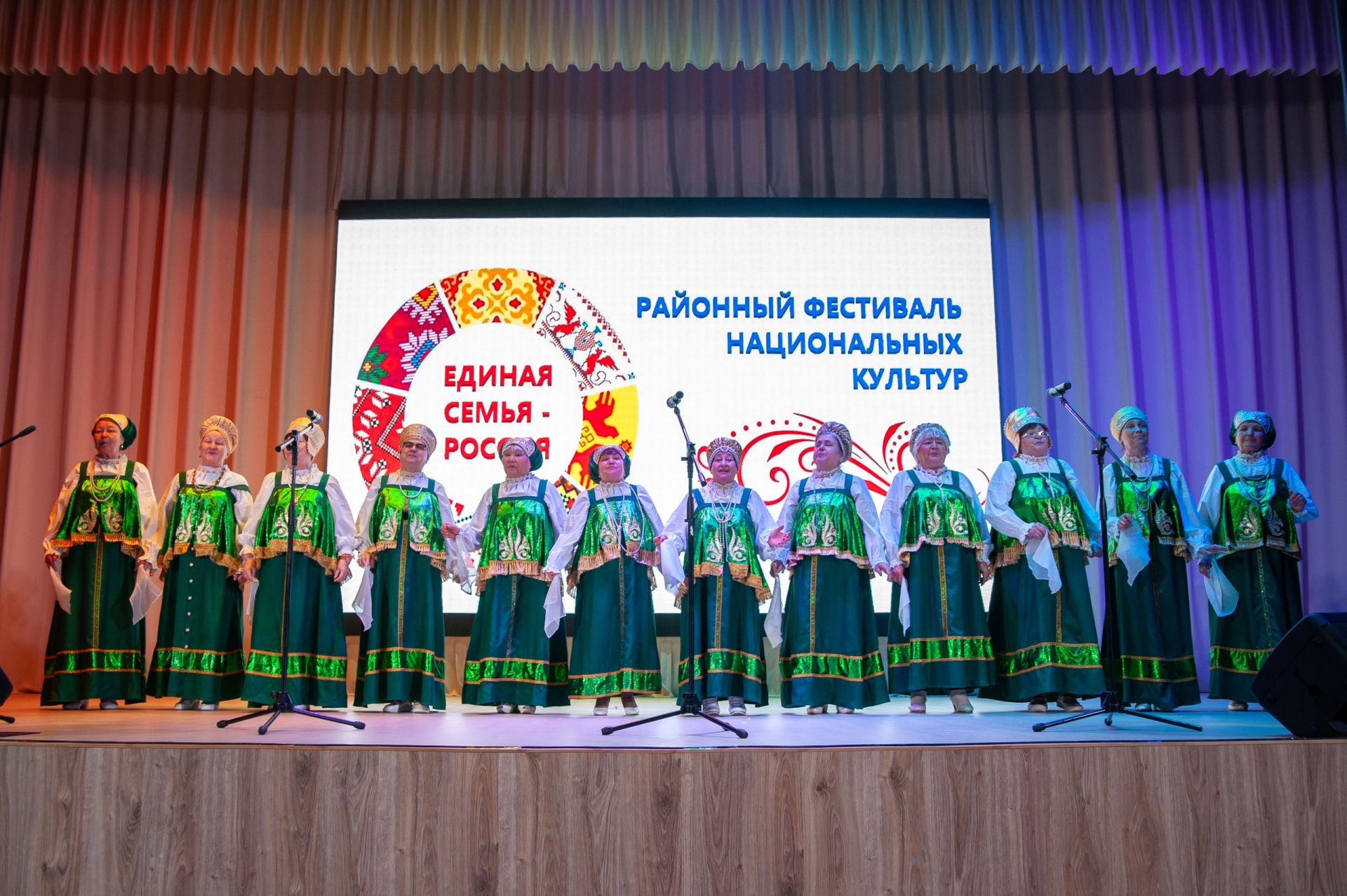 В Камских Полянах прошел районный фестиваль национальных культур