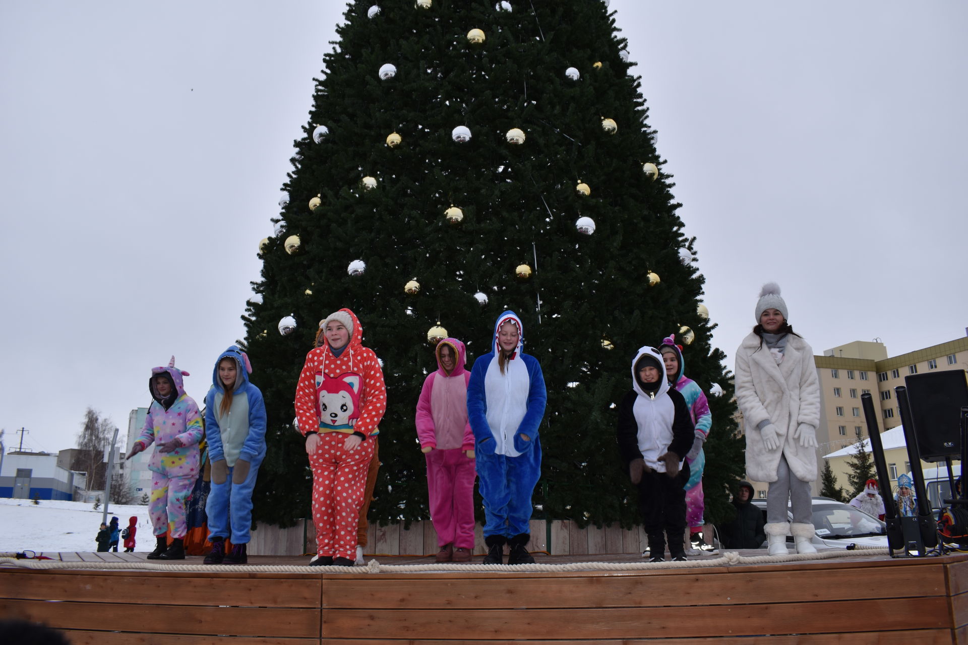 В Камских Полянах состоялось новогоднее театрализованное представление для детей