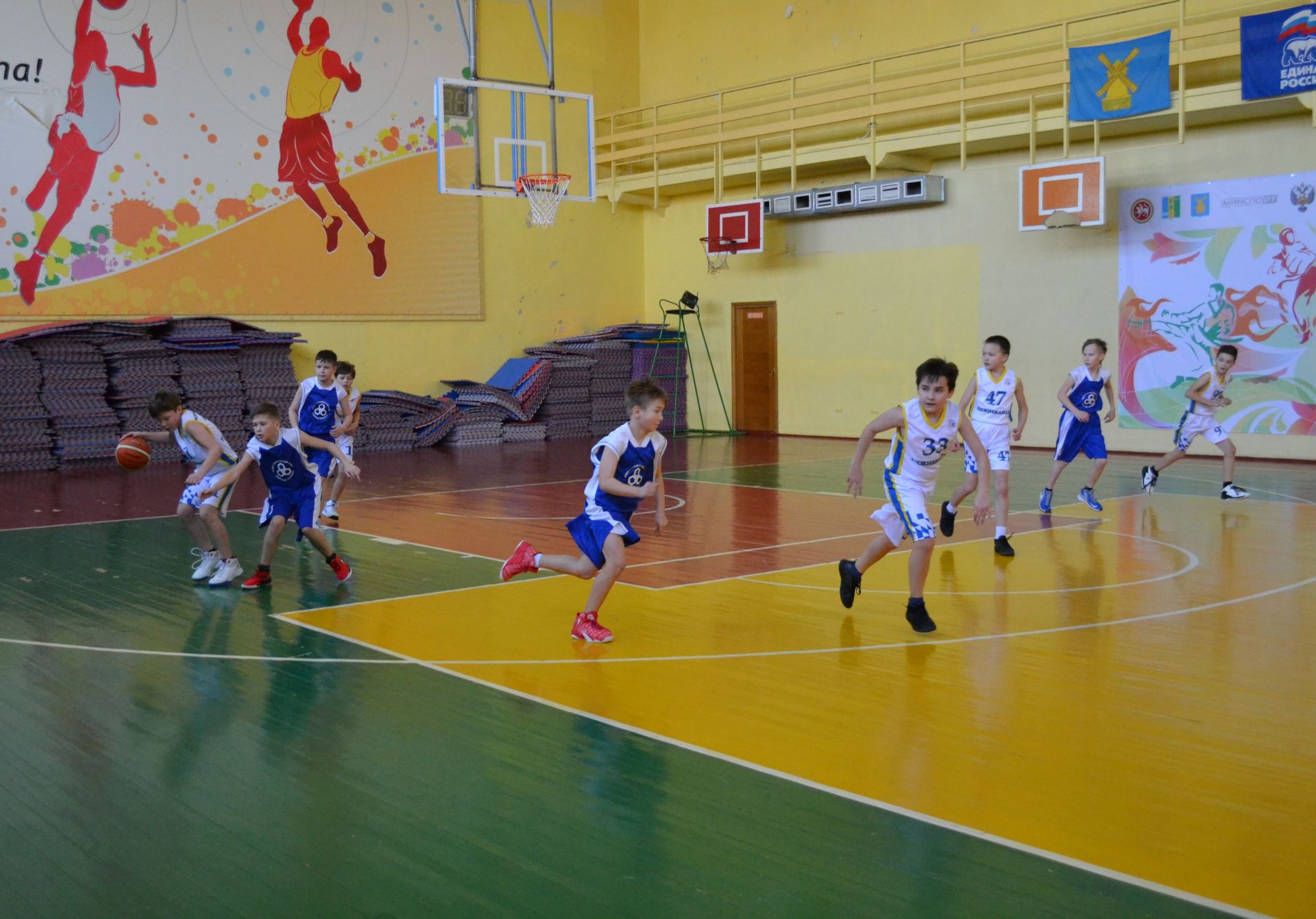 В Камских Полянах прошло Открытое первенство по баскетболу