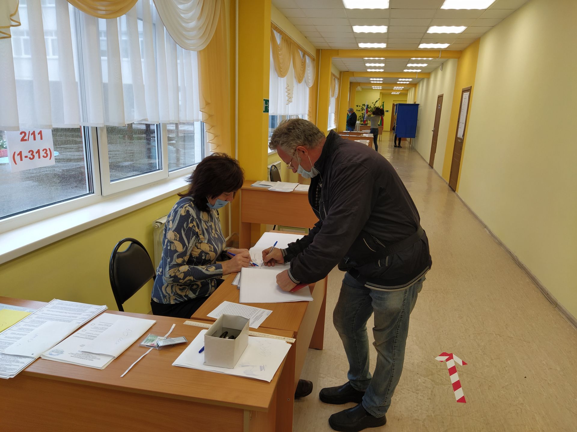 Активное участие в выборах принимают представители старшего поколения Камских Полян