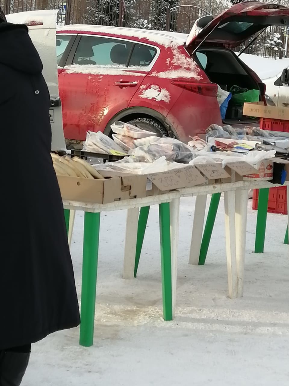 В данный момент в Камских Полянах проходит рождественская сельскохозяйственная ярмарка