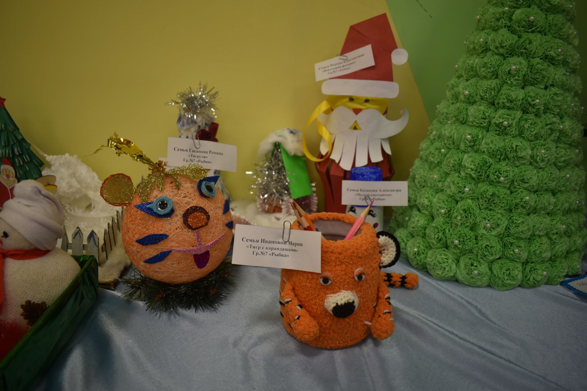 В Камполянском детском саду «Огонек» организована новогодняя выставка