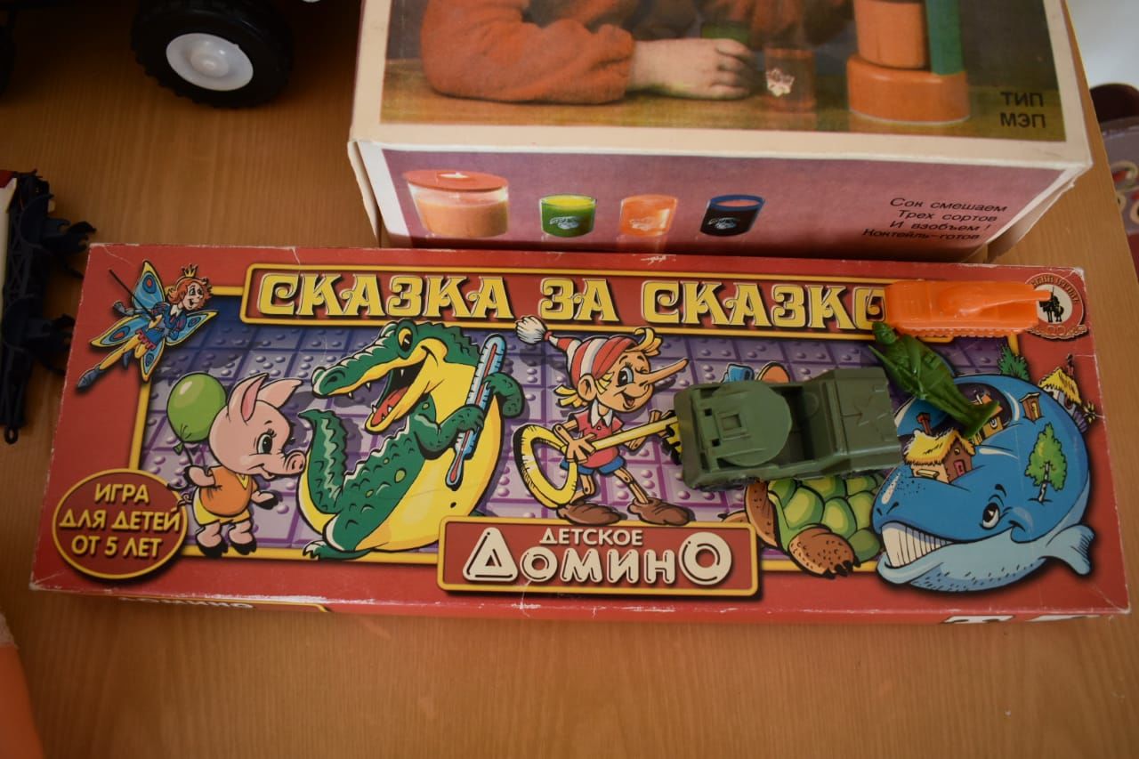 Камполянский детский сад «Айгуль» организовал выставку «Игрушки 80-х, 90-х, 2000 годов»