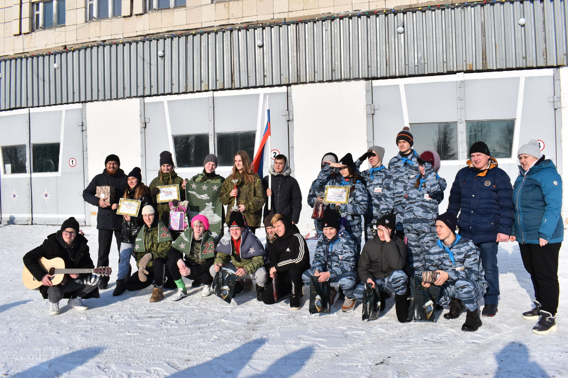 В Камских Полянах состоялась военно-спортивная игра «Зарница»