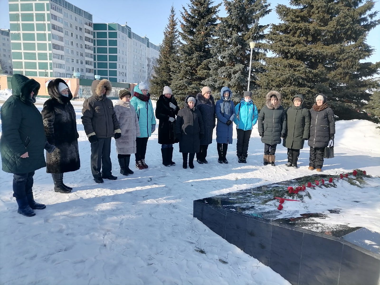 Камские Поляны приняли участие в акции «Защитим память героев»