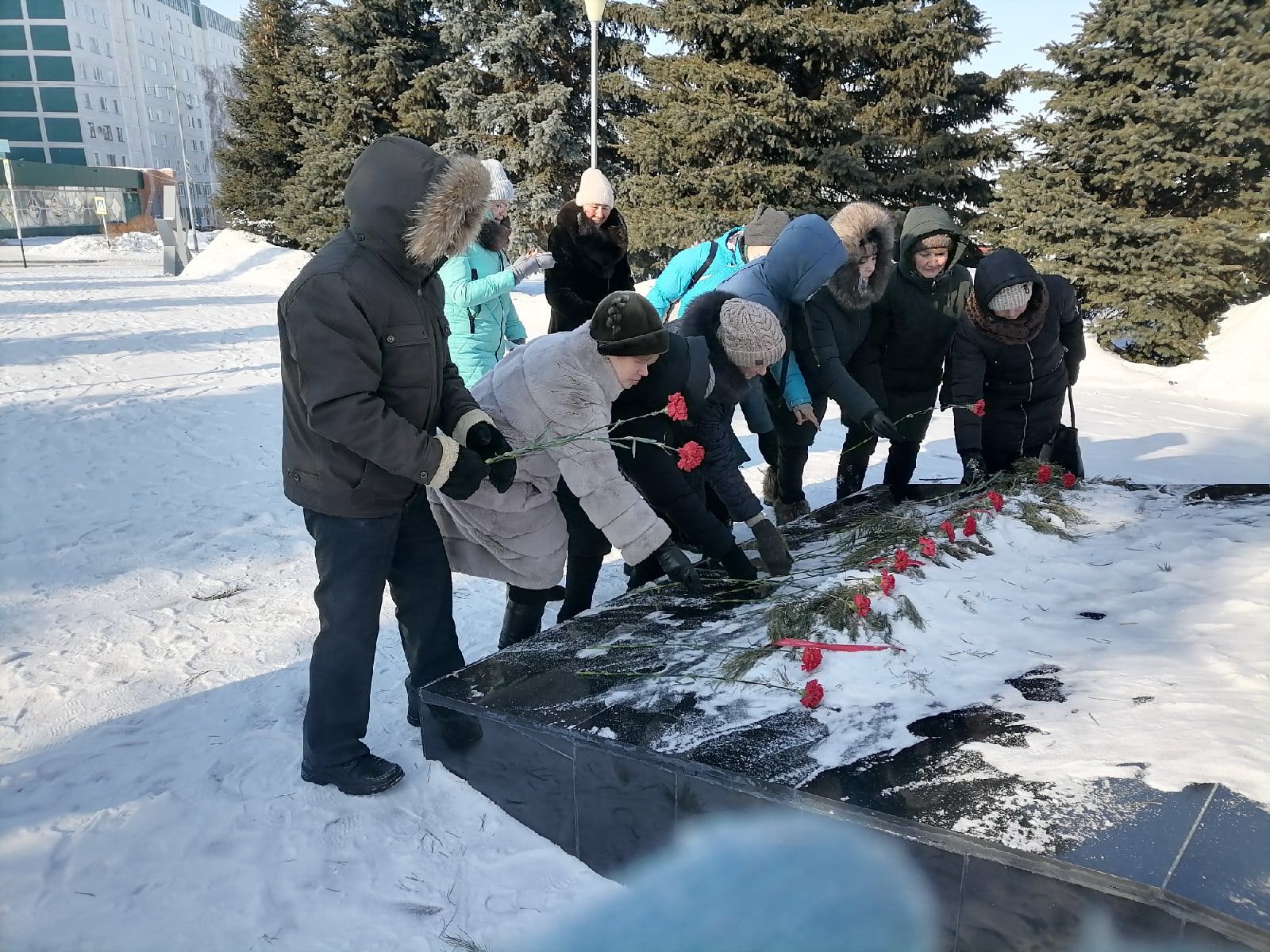 Камские Поляны приняли участие в акции «Защитим память героев»