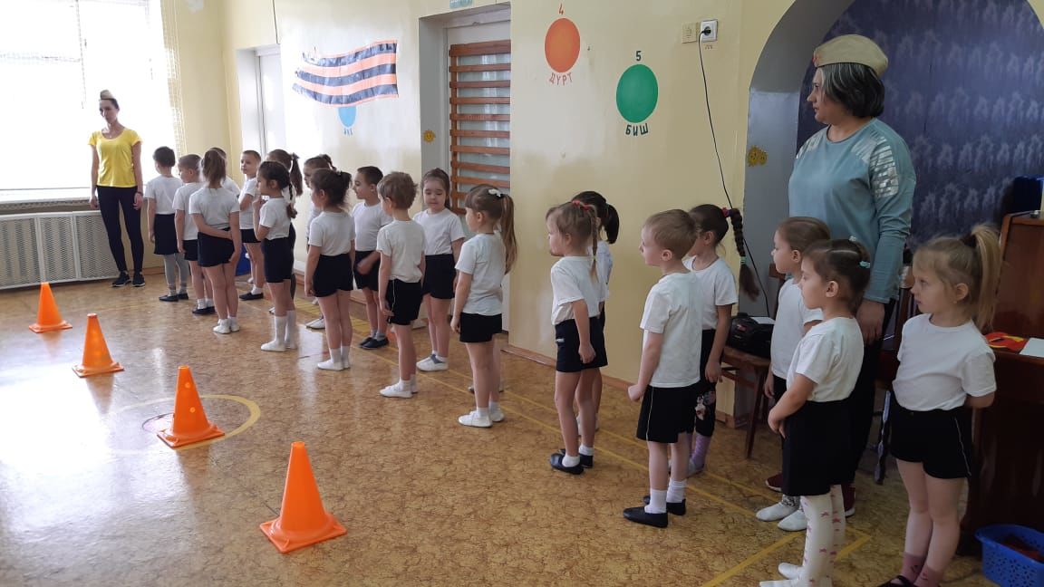 В камполянском детском саду «Солнышко» состоялась военно-спортивная игра «Зарница»
