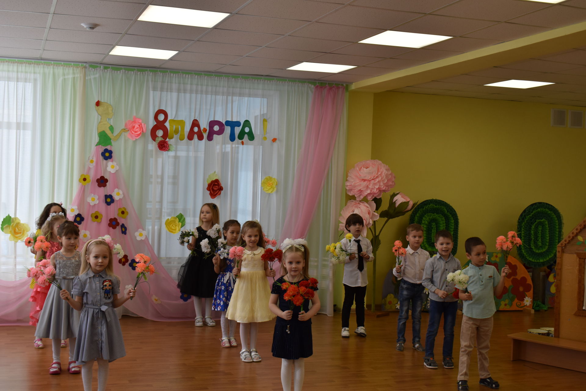 В камполянском детском саду «Огонек» состоялось мероприятие, посвященное 8 марта