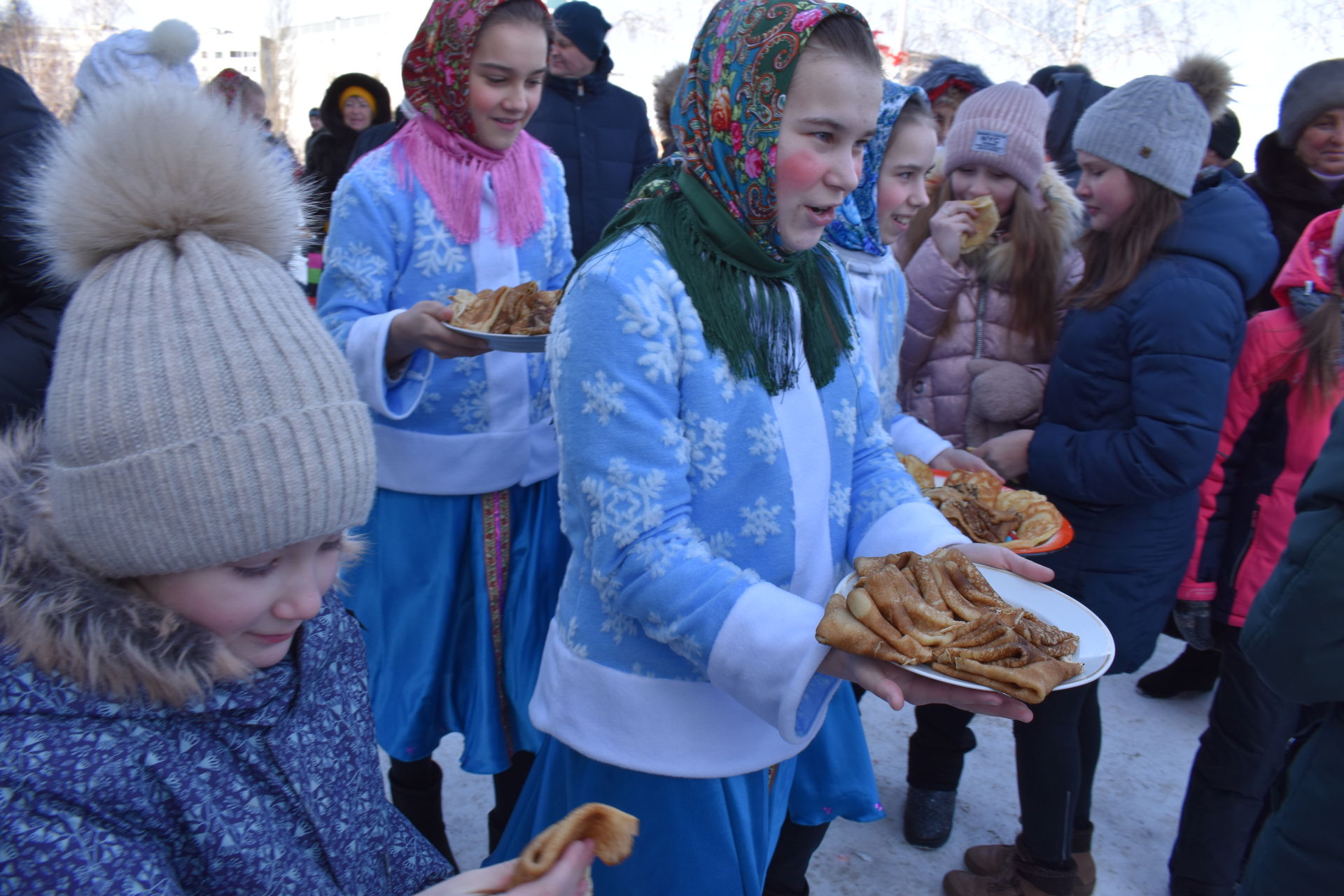В Камских Полянах состоялись праздничные гуляния, посвященные Проводам зимы