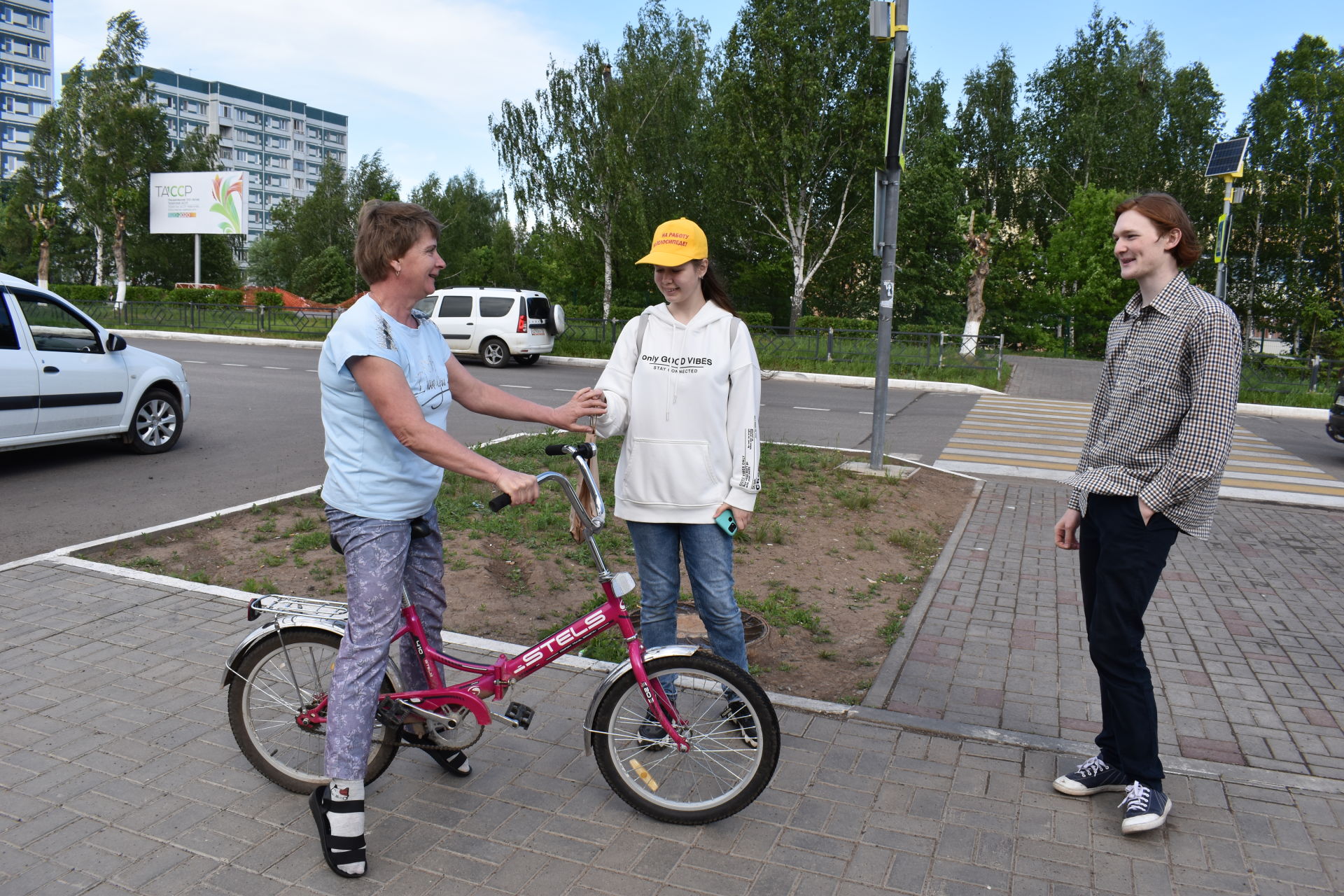 Жители Камских Полян снова выехали «На работу на велосипеде»