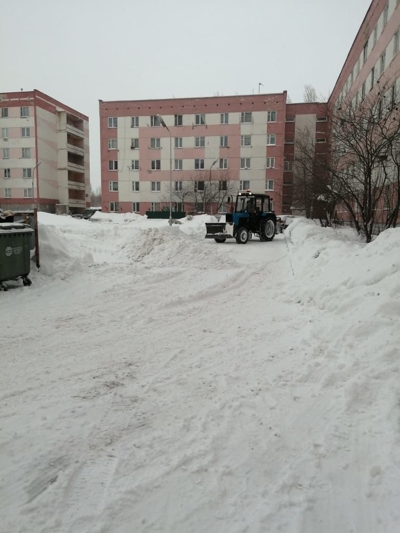 Уборка снега в Камских Полянах – в центре внимания!