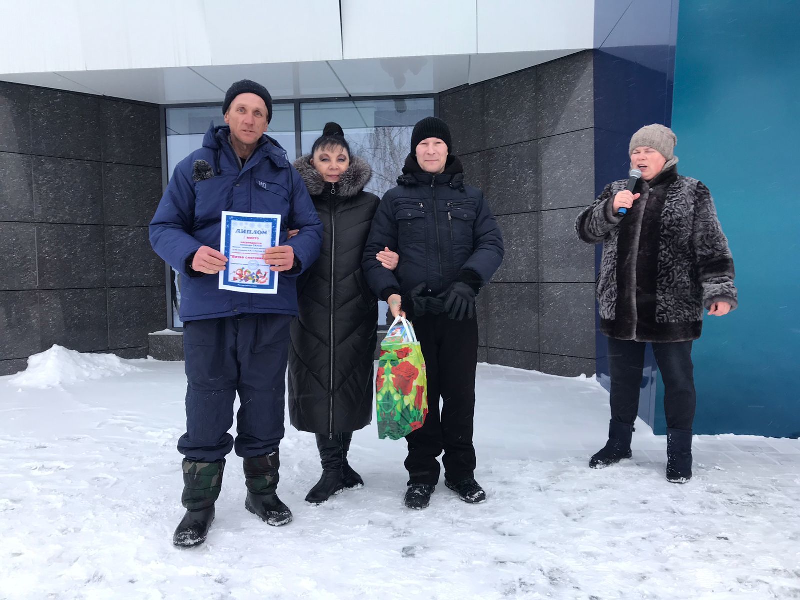 В Камских Полянах прошла арт-программа «Битва снеговиков»