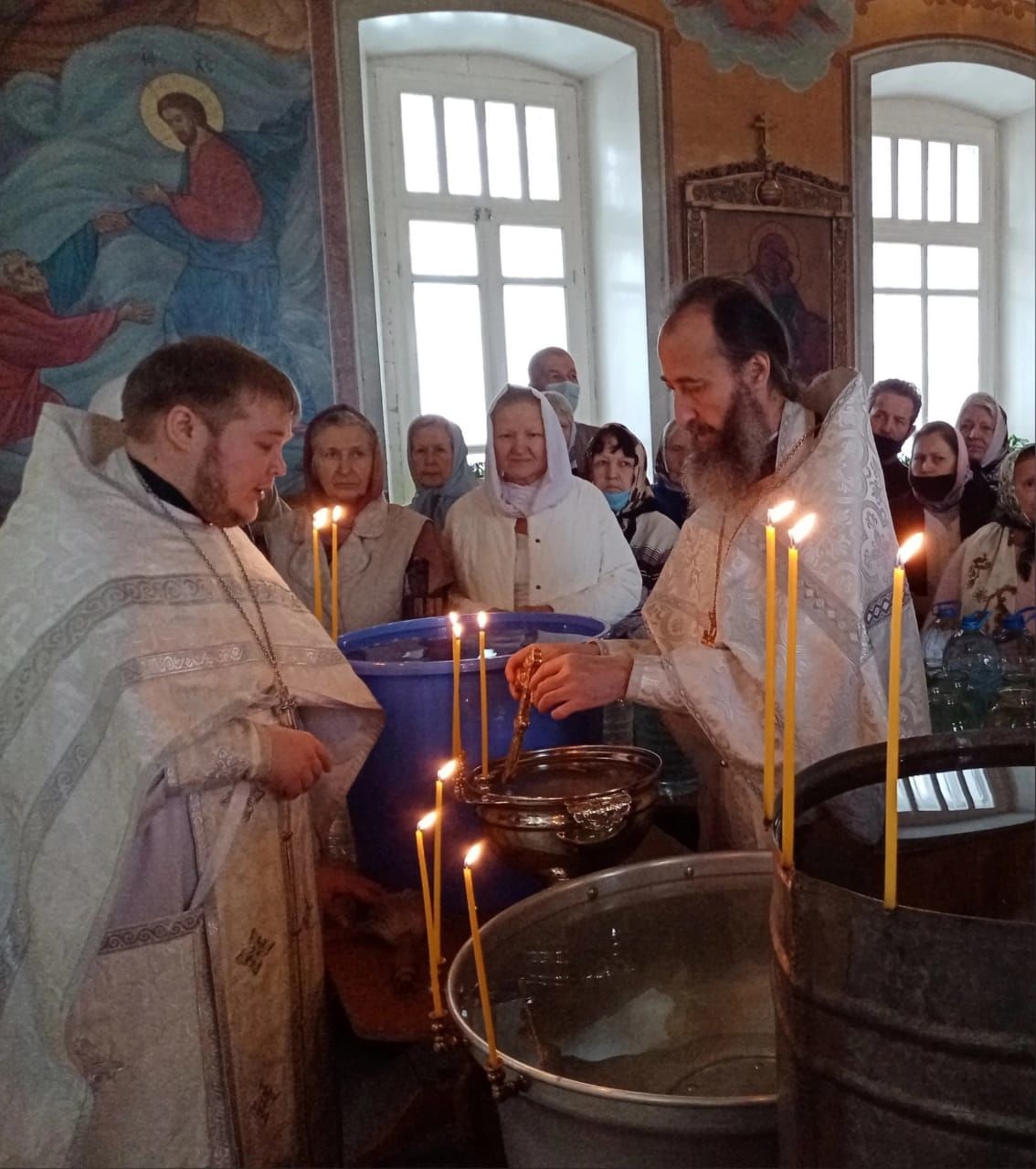 В Камских Полянах отмечают Крещение