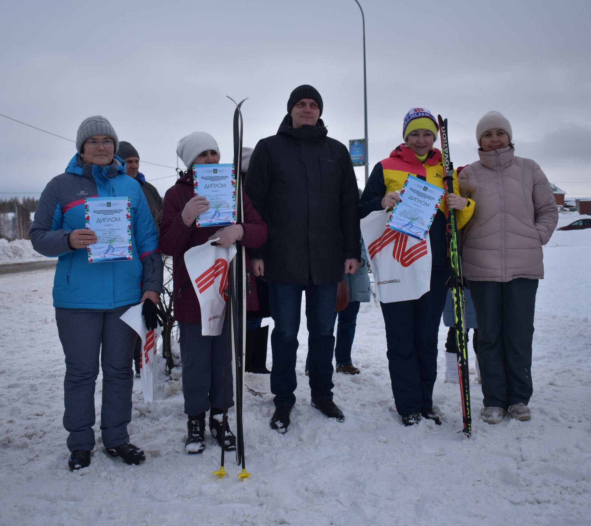 Камполянцы приняли участие в массовом забеге на лыжах в рамках Всероссийской акции «Лыжня России -2022»