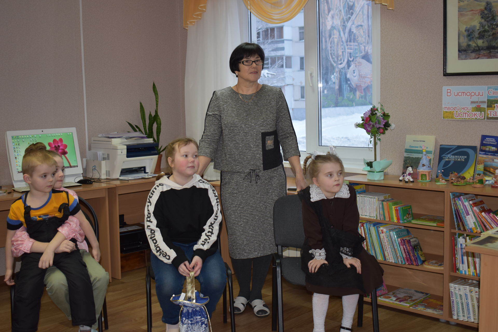 В детской библиотеке Камских Полян познакомили с обычаями татарского народа
