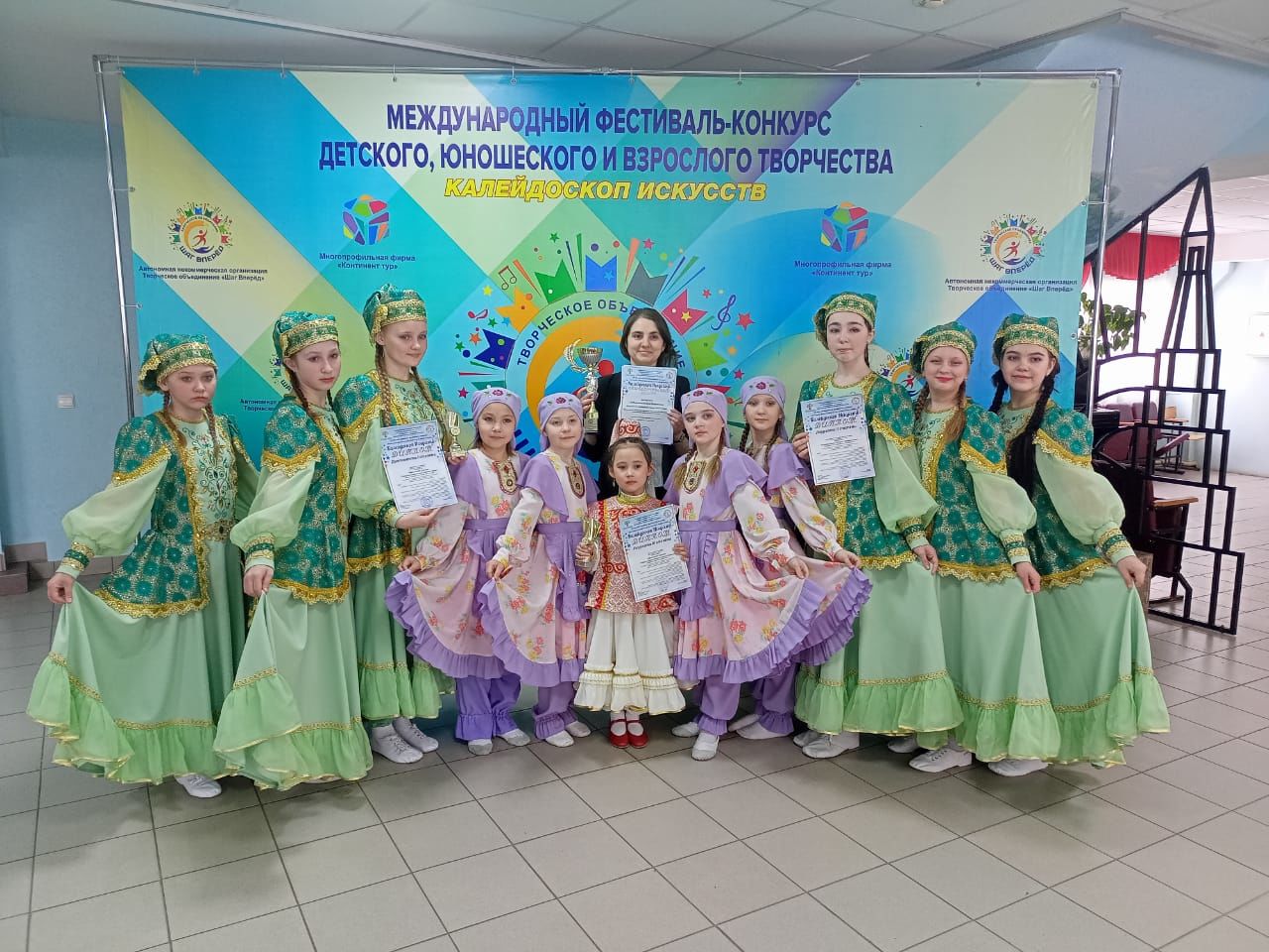 Камполянская хореографическая студия «Линия танца» приняла участие в конкурсе "Шаг вперед"