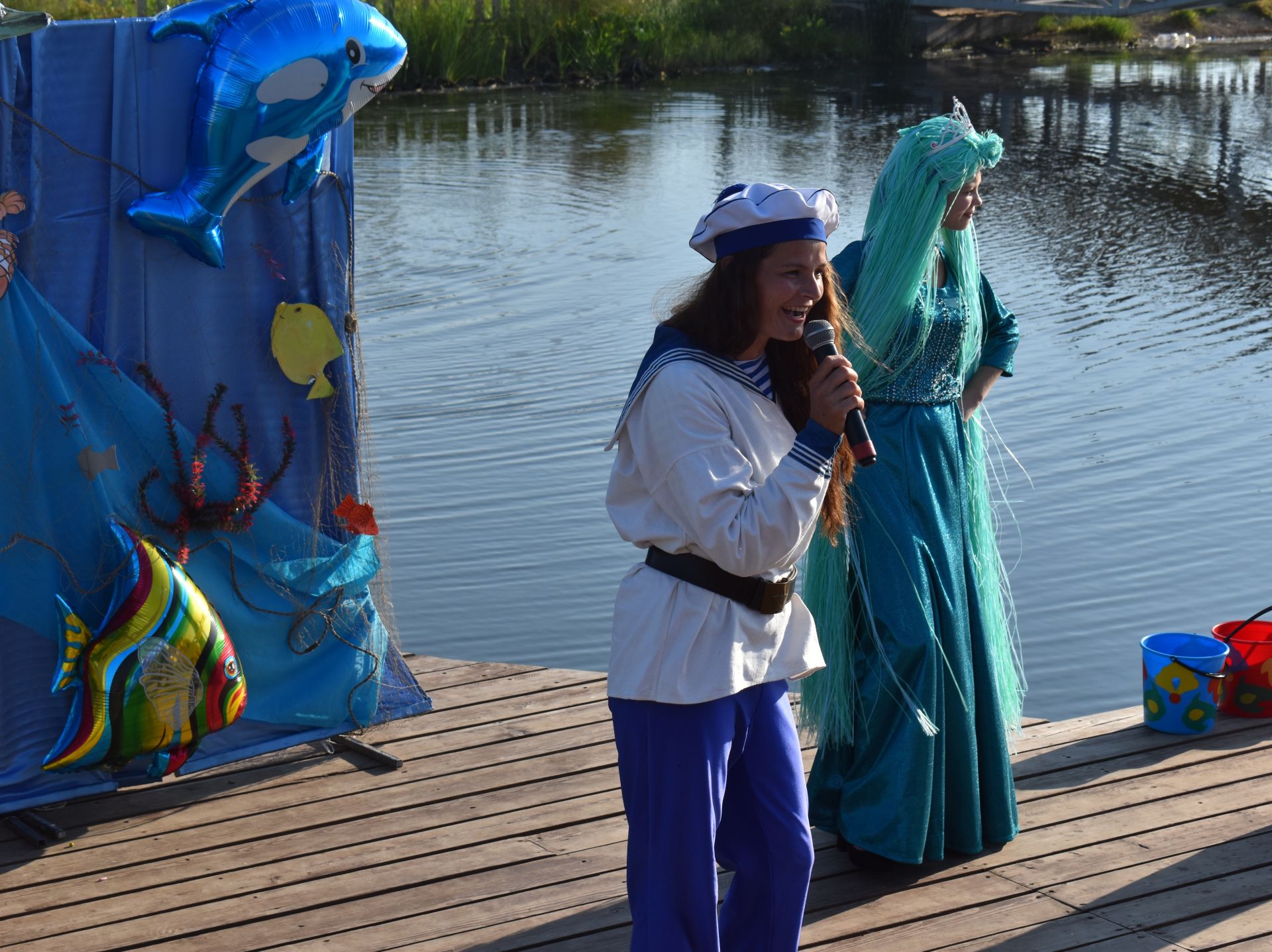 В Камских Полянах в эко-парке "Оазис" весело и задорно встретили «День Нептуна»