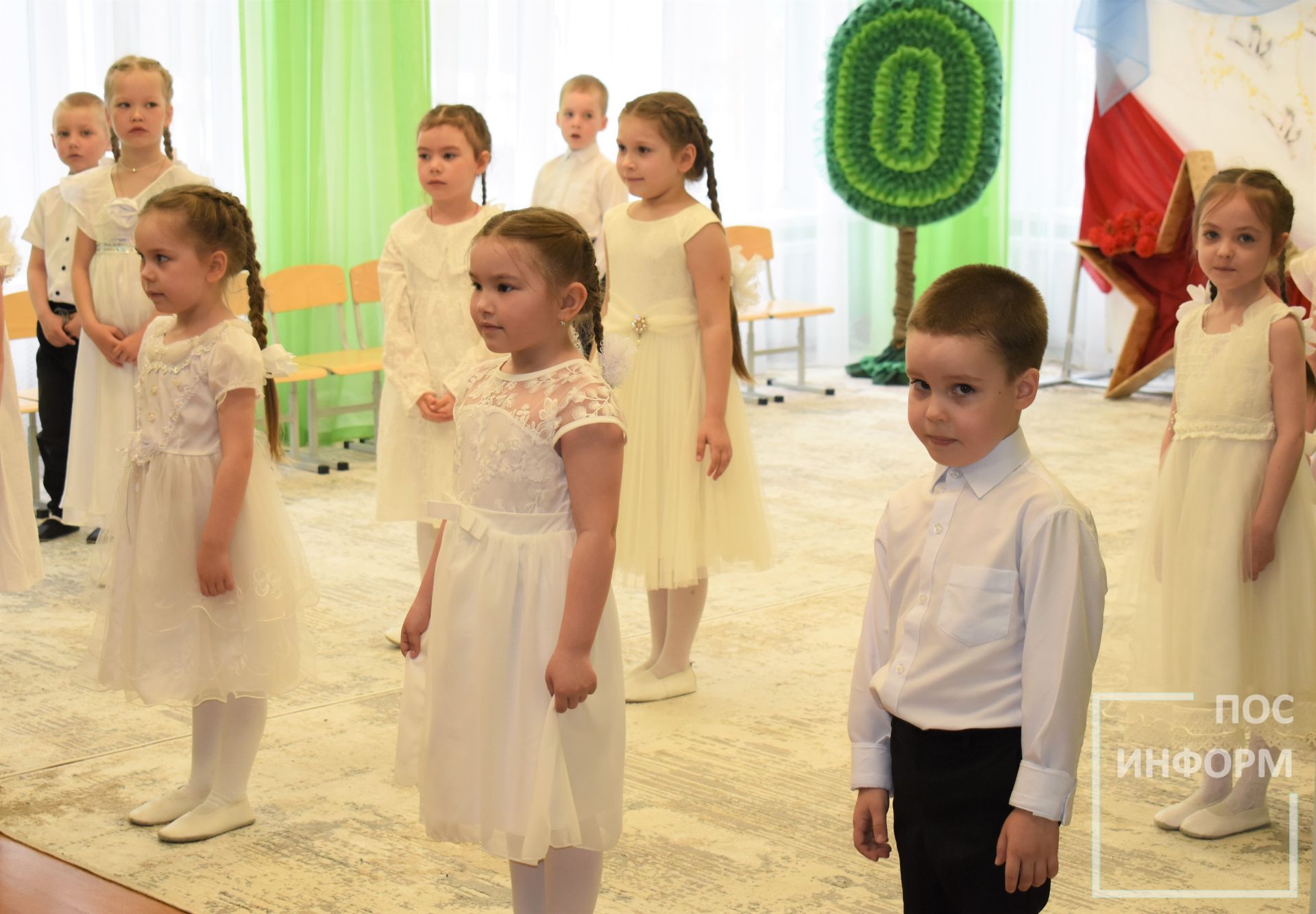 Для детей детского сада «Огонёк» проведены мероприятия, посвященные празднику Дню Победы