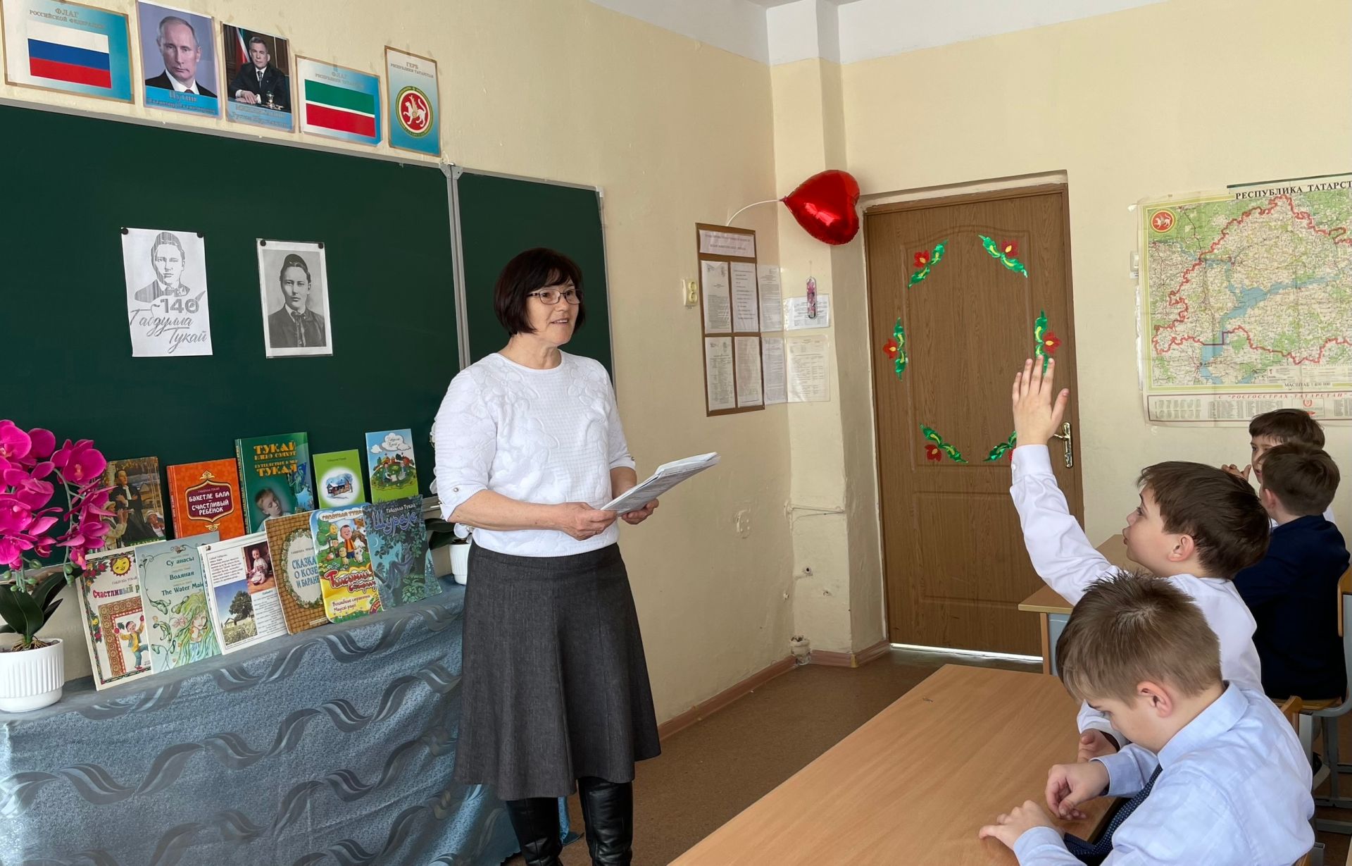 В Камскополянской школе № 1 прошёл поэтический вечер к юбилею Габдуллы Тукая