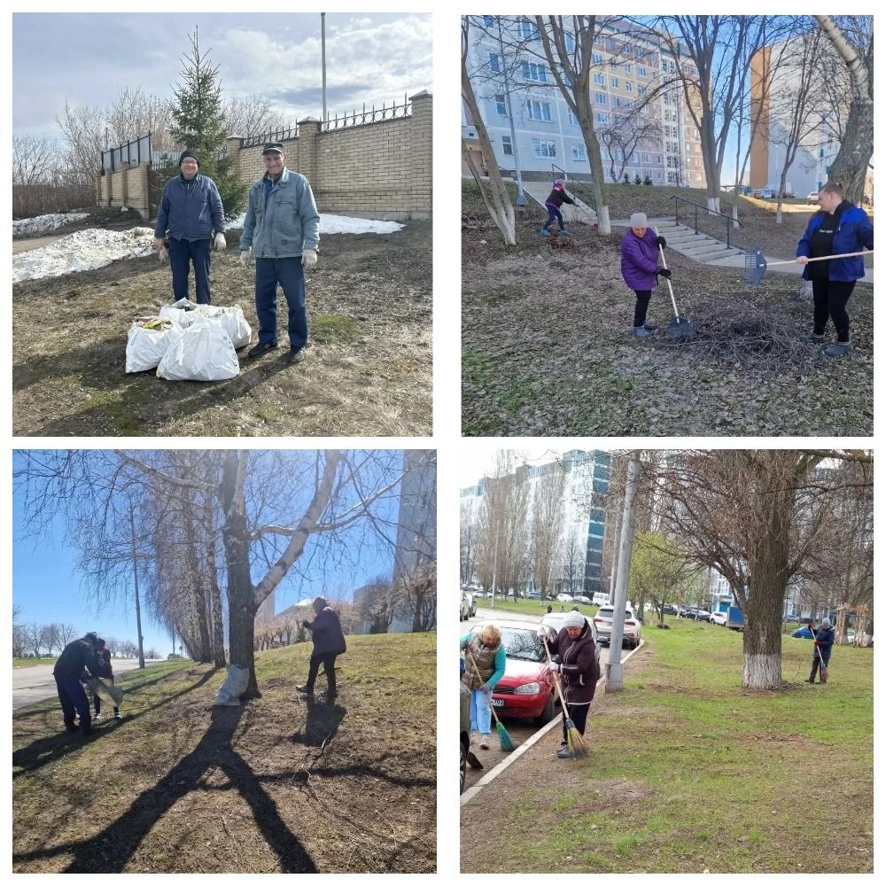 Чистота начинается с нас: в Камских Полянах активно продолжается санитарный двухмесячник