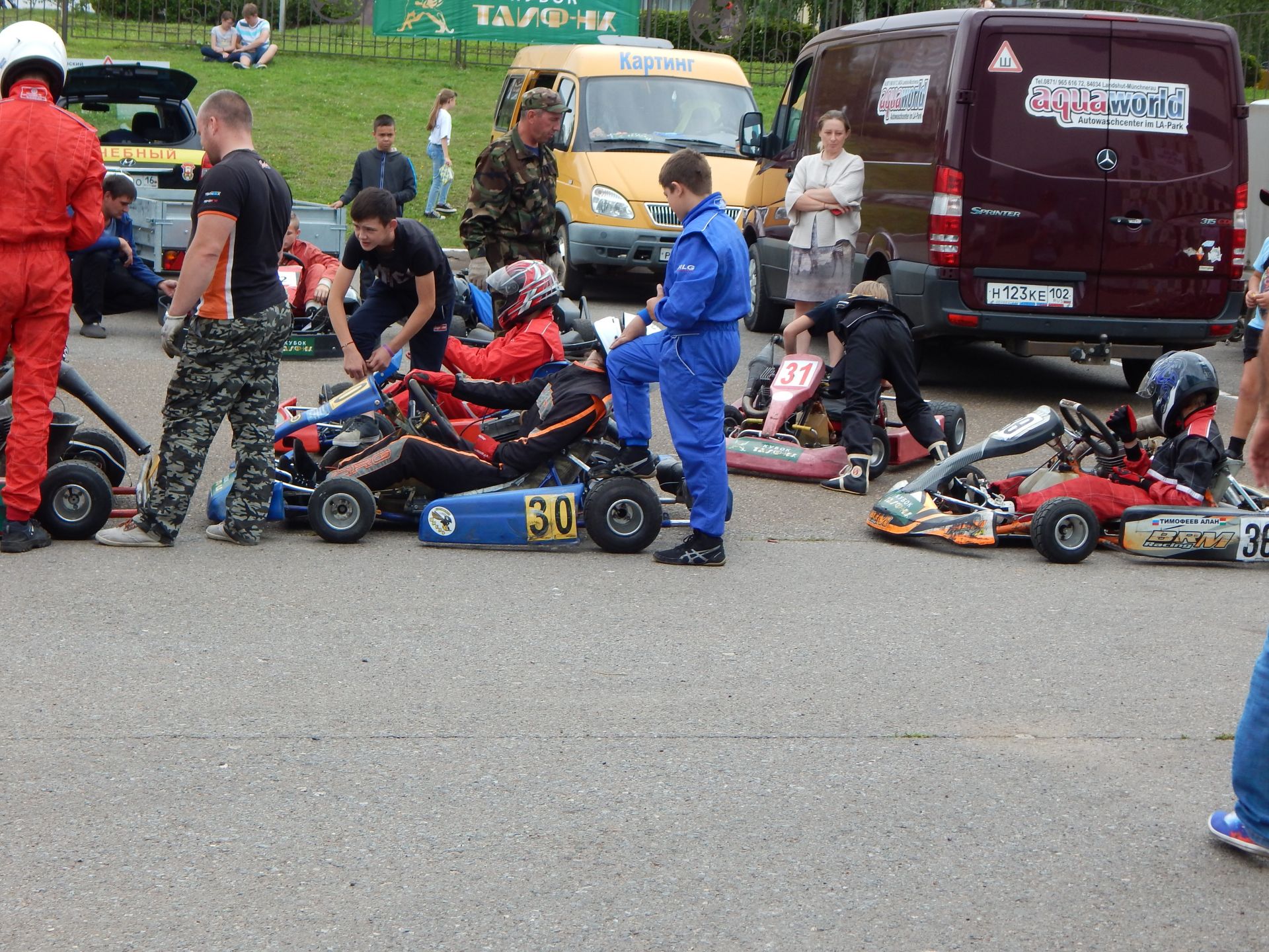 В Камских Полянах состоялись Республиканские соревнования по автокроссу среди детей