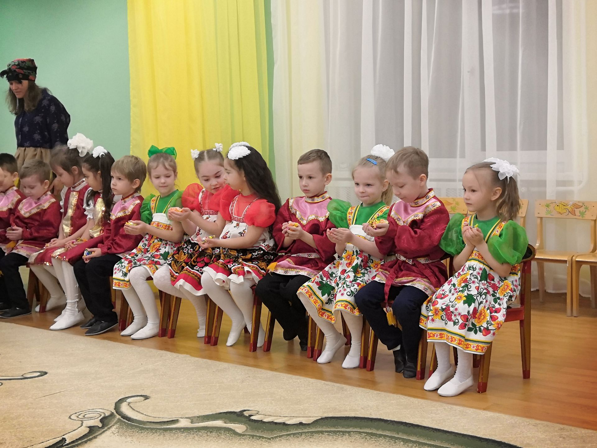 В Камских Полянах в одном из детских садов состоялось развлечение «Святки-колядки»