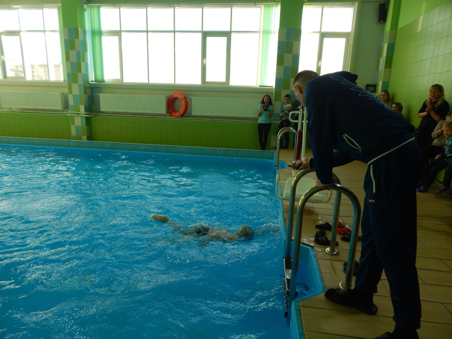 Впервые в Камполянском крытом плавательном бассейне «Аквамарин» прошло Первенство по плаванью