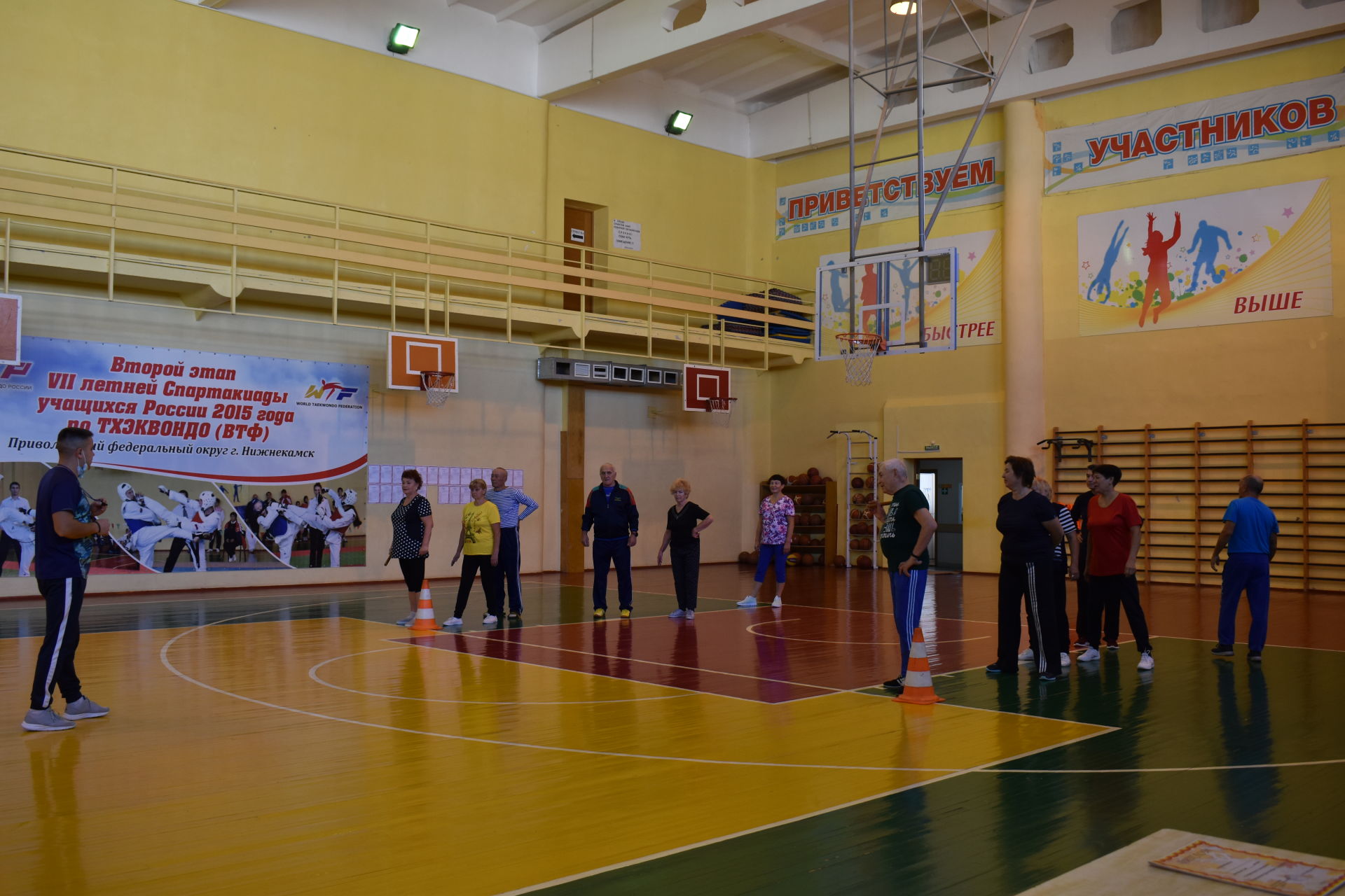 Камполянские пенсионеры приняли участие в спортивных играх
