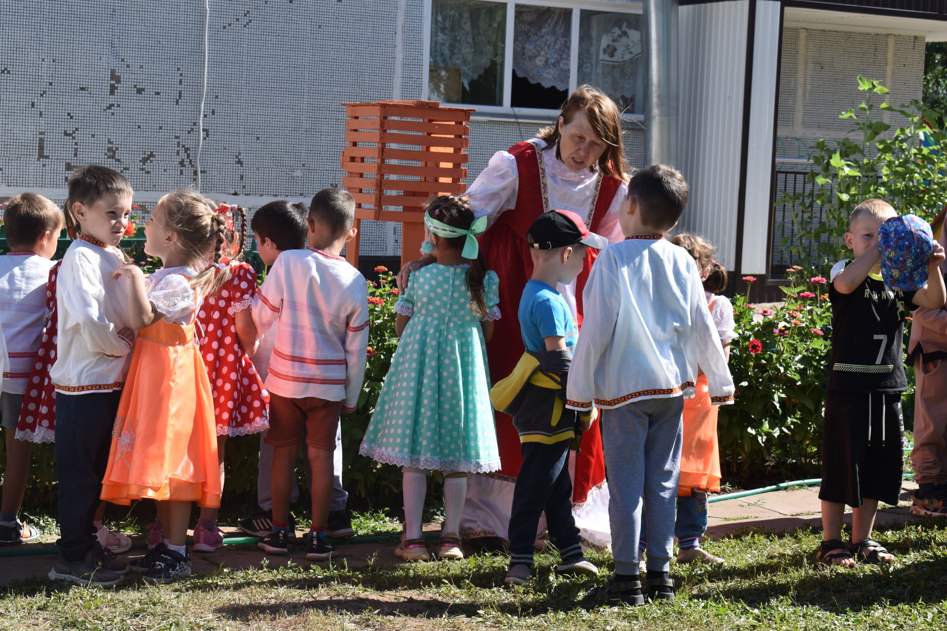 В камполянском детском саду «Огонек» отметили Яблочный спас