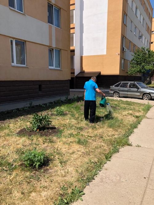 Камполянцы присоединились к акции: «Ведро воды не жалко»