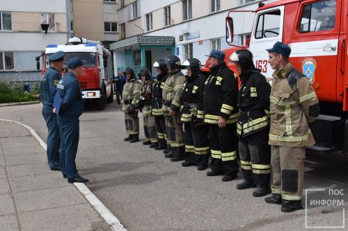 В Камских Полянах прошли учебно-тренировочные учения