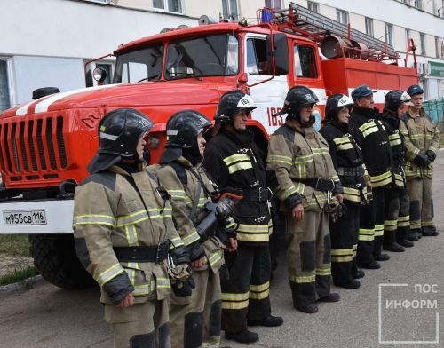 В Камских Полянах прошли учебно-тренировочные учения
