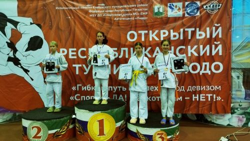 Спортсмены из Камских Полян приняли участие в Республиканском турнире по Дзюдо