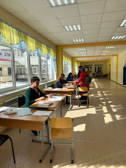 Камполянцы активные участники на выборах