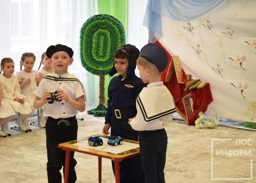 Для детей детского сада «Огонёк» проведены мероприятия, посвященные празднику Дню Победы