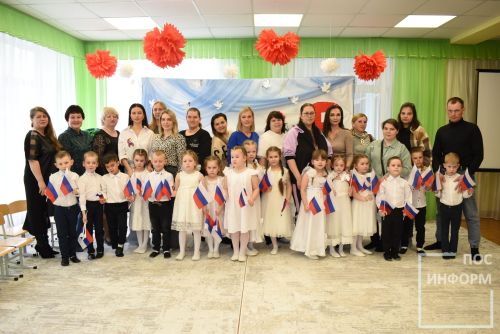 Для детей детского сада «Огонёк» проведены мероприятия, посвященные празднику Дню Победы
