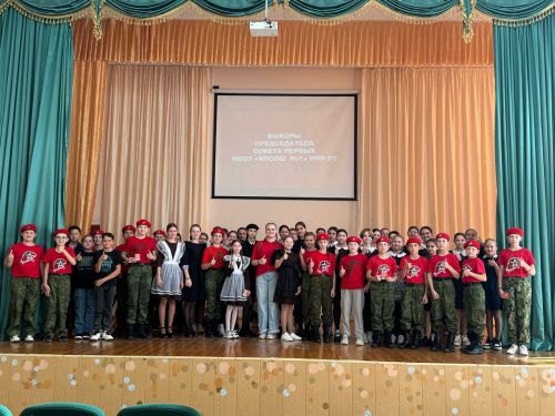 В школе № 1 Камских Полян выбрали Председателя первичного отделения «Движение Первых»