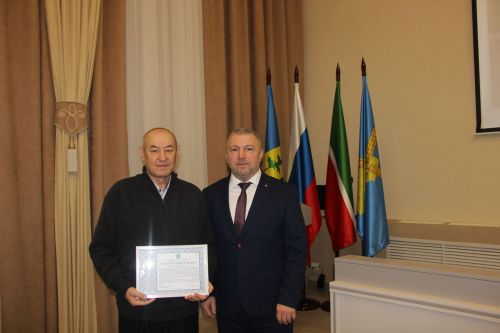 На заслуженный отдых проводили Краснова Михаила Васильевича