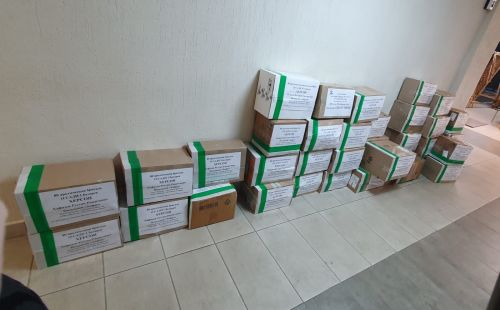 Жители Камских Полян вновь собрали гуманитарный груз для участников СВО