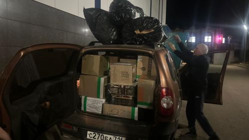 Жители Камских Полян вновь собрали гуманитарный груз для участников СВО